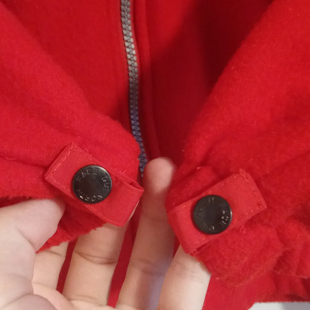 🌬VTG The North Face🌬 - Red/Black Denali Gore-Tex Windstopper Fleece Jacket